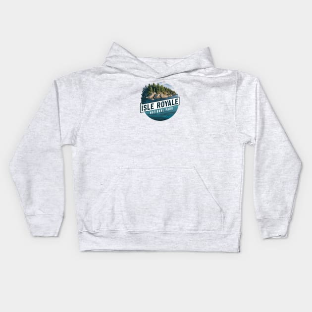 Beautiful Isle Royale National Park Kids Hoodie by Perspektiva